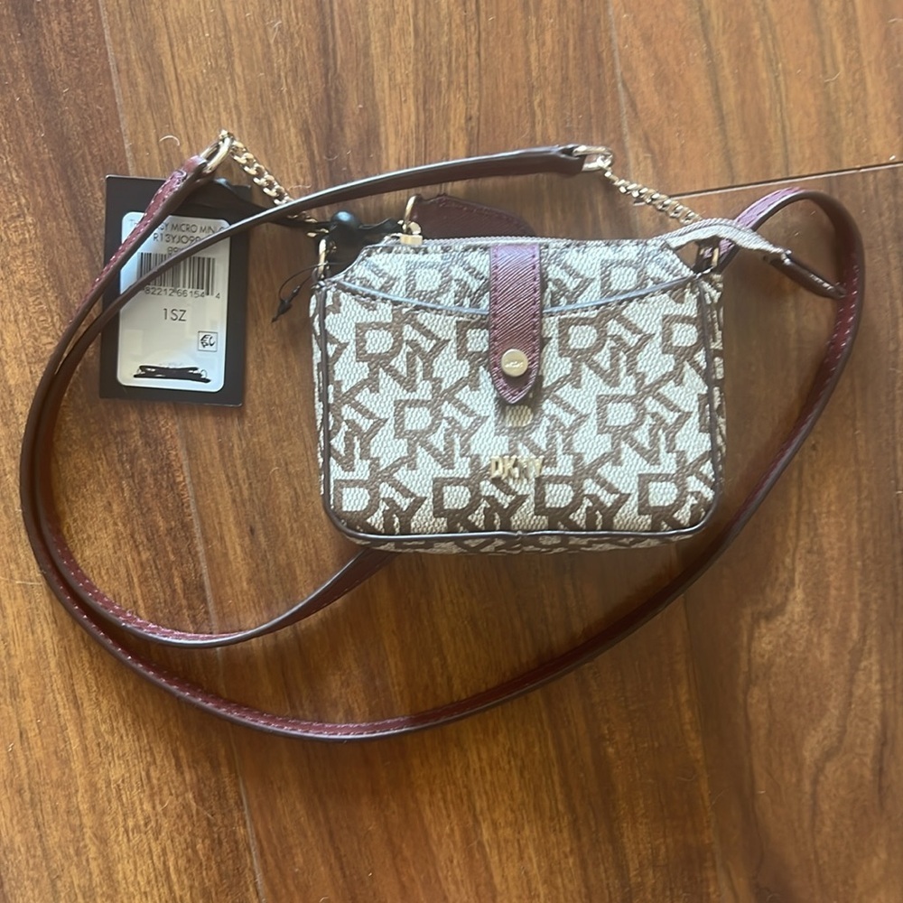 DKNY: Mini Micro Monogram Crossbody Bag - Picture 2 of 7